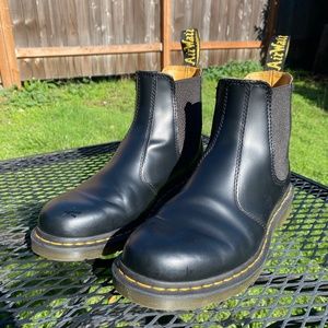 Dr. Martens Chelsea 2976 Black Smooth Leather Boots